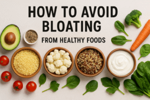 Some healthy foods cause bloating