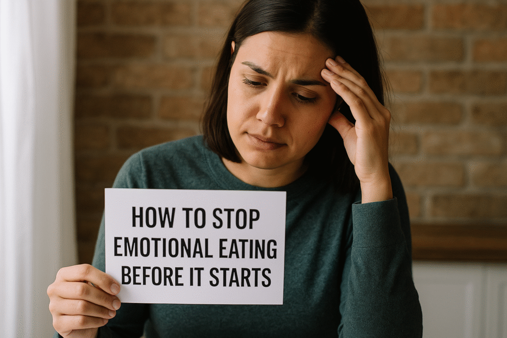 How to stop emotional eating before it starts
