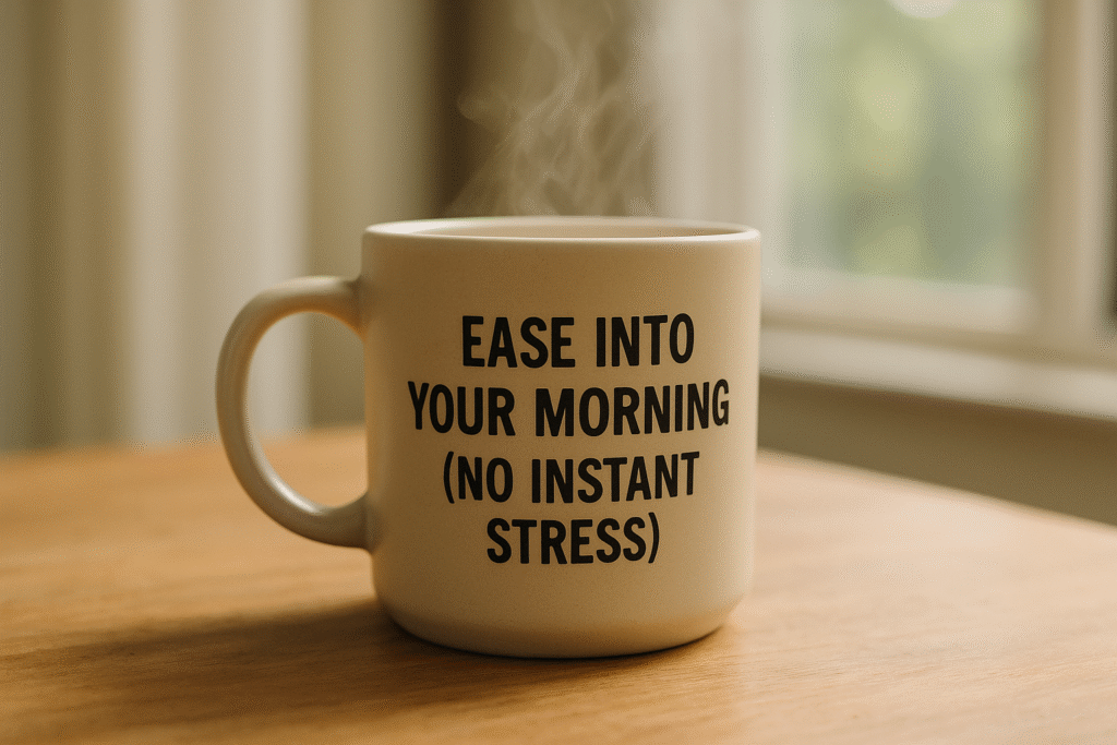  Ease Into Your Morning (No Instant Stress)