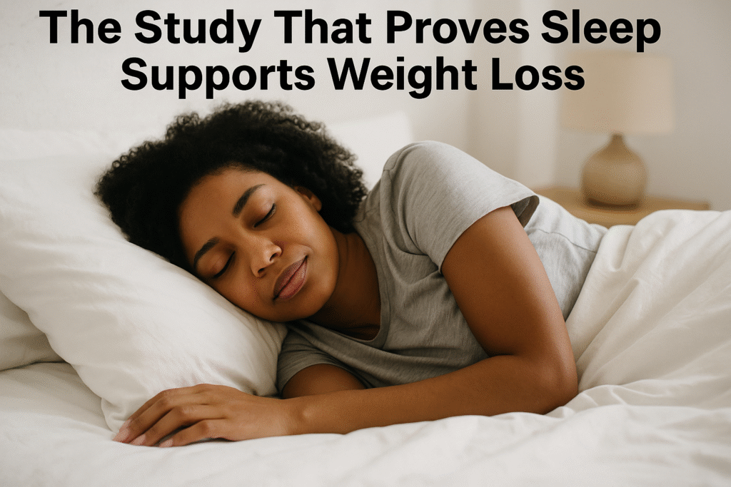 The Study That Proves Sleep Supports Weight Loss