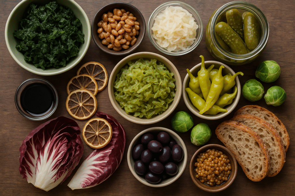 Add Bitter + Fermented Foods