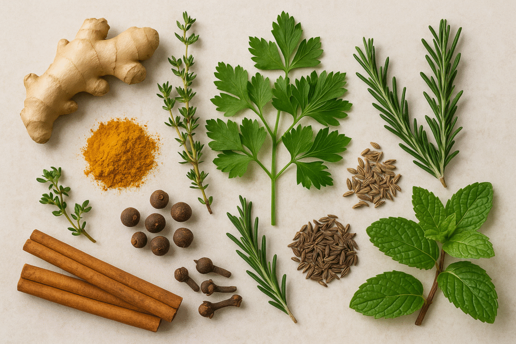 Gut-Supportive Herbs & Spices