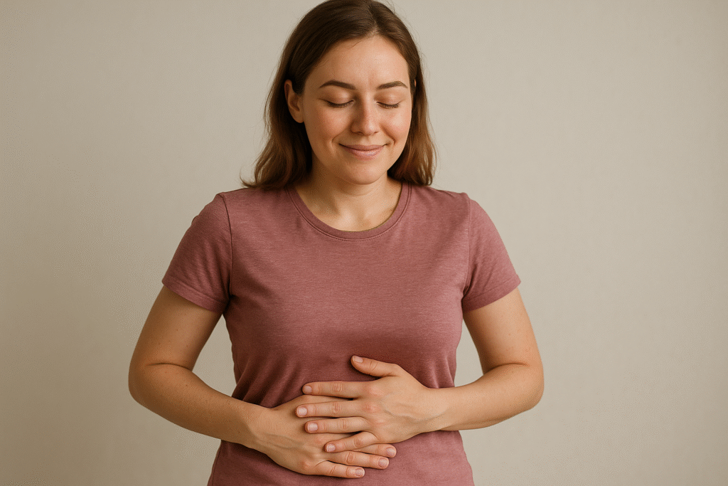 gut healing signs. Less Gas and Bloating