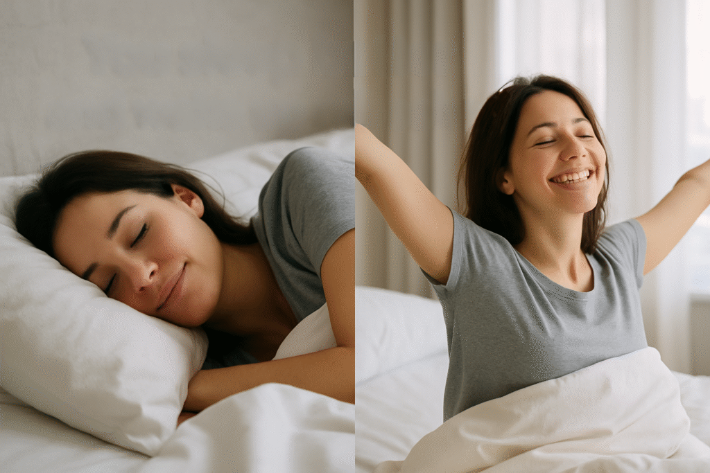 You Sleep Better and Wake Up Refreshed