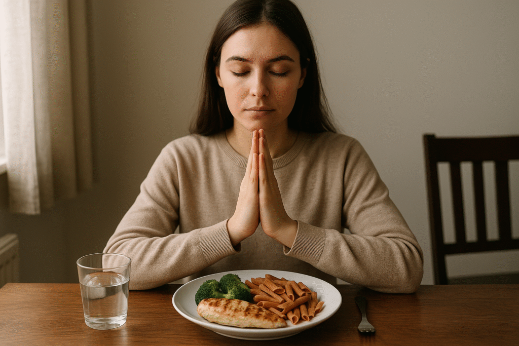  Pause Before You Eat. mindful eating tips