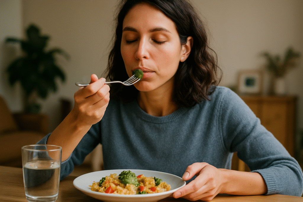 Slow Down. mindful eating tips