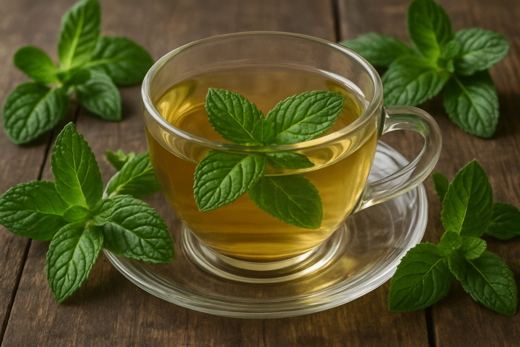 Peppermint Tea. foods that reduce bloating