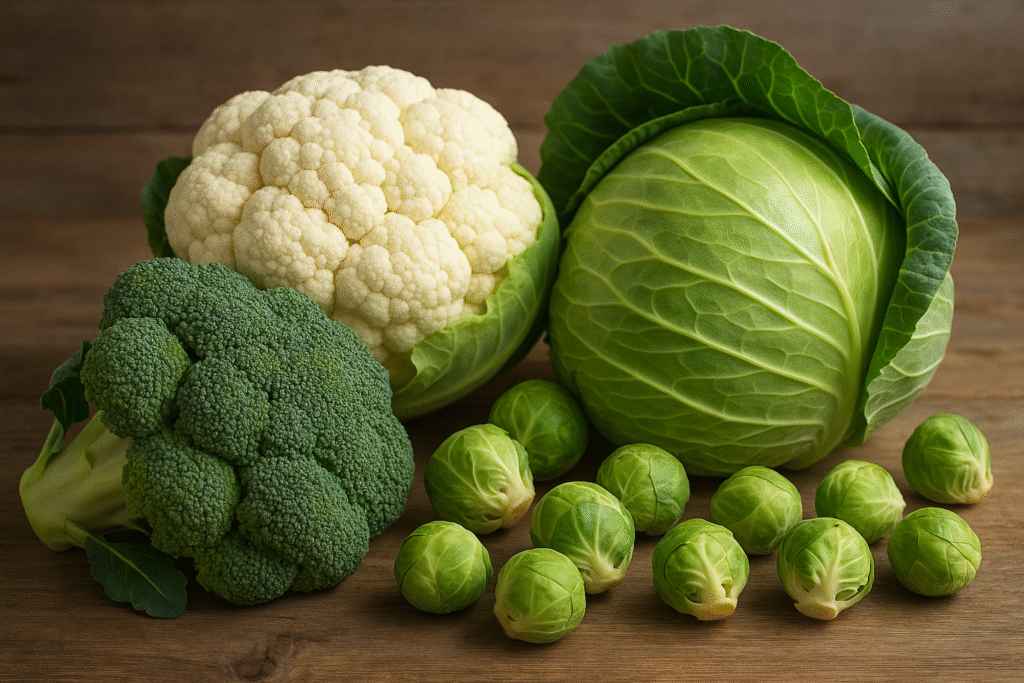 Foods that cause bloating. 
Cruciferous Vegetables (Broccoli, Cauliflower, Cabbage, Brussels Sprouts)