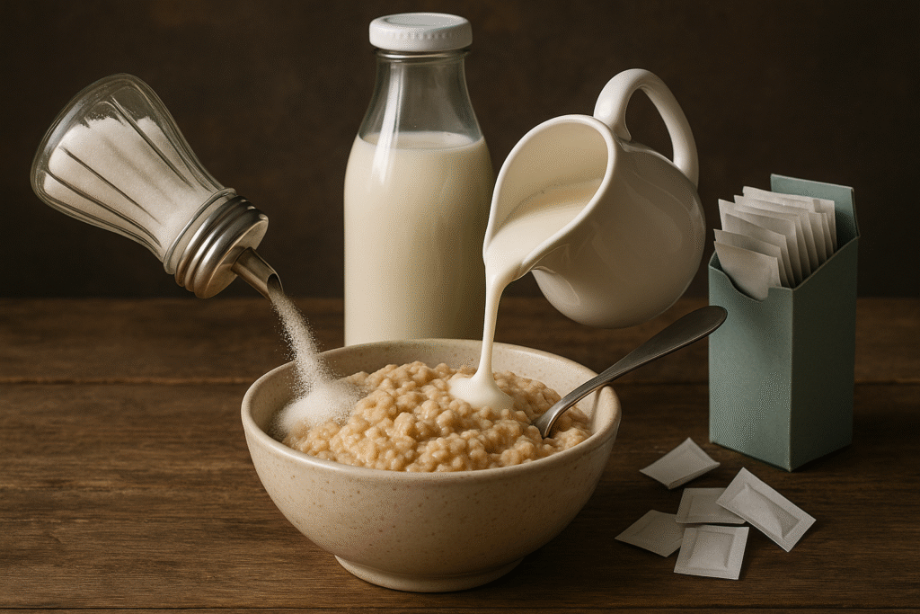 Dairy or sweeteners are sneak-attacking. Still bloated after eating healthy.