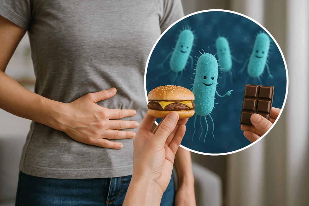 Your Gut Bacteria Influence Cravings. gut mood connection