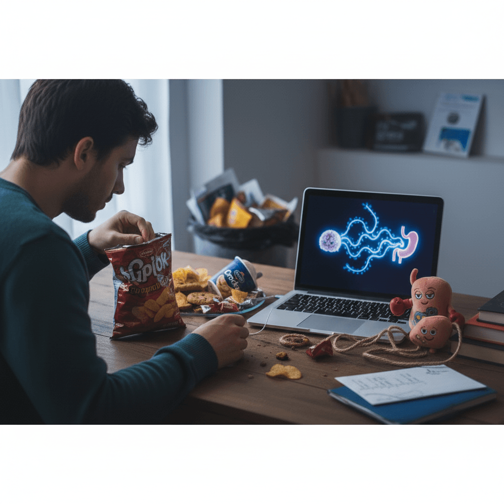 How the Gut Mood Connection Drives Stress Snacking. gut mood connection