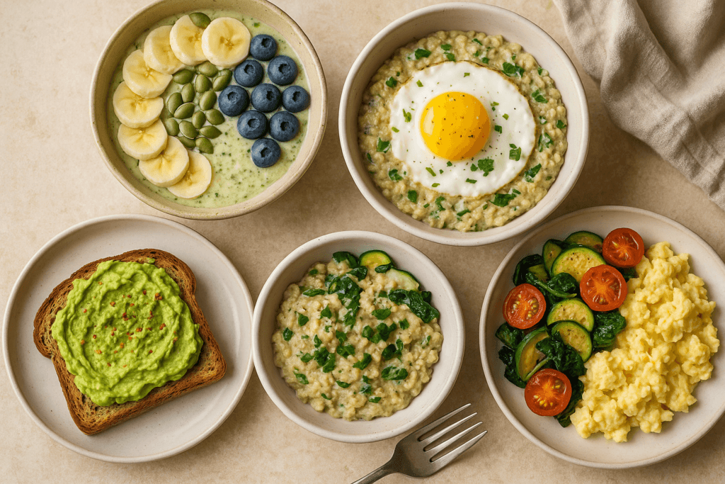 Gut-Friendly Breakfasts (Mostly Savory). gut-friendly meals