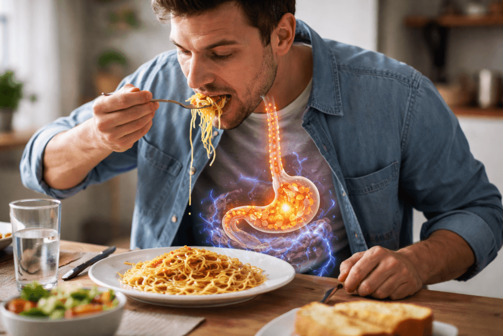 Eating Too Fast (Digestive Signal Disruption). habits that disrupt gut health