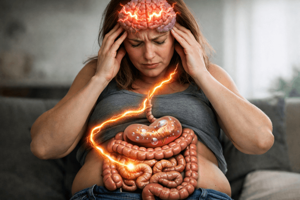 Stress belly is real. 